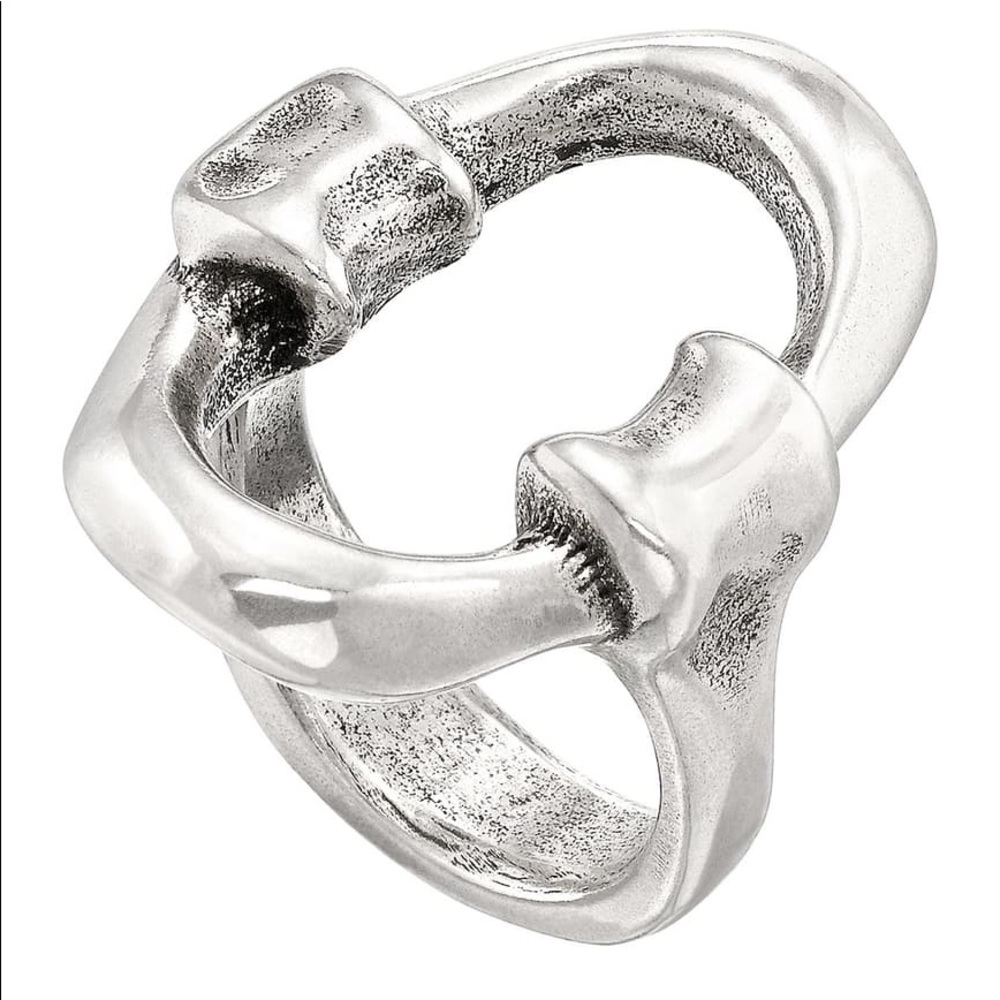 UNOde50 | A DOS MANOS “TWO-HANDED” | Oval Ring NWT